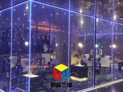 融合光影：内雕发光玻璃点亮商场新风尚